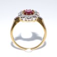 Bagues de fiançailles - Bague Pompadour rubis et diamants
