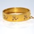 Bijoux anciens - Bracelet jonc ancien en or 