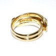 Bijoux anciens - Bague serpent or et diamant