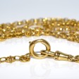 Bijoux anciens - Long sautoir ancien en or jaune
