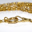 Bijoux anciens - Long sautoir ancien en or jaune