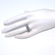 Bagues de fiançailles - Bague jonc diamants et saphirs