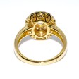 Bijoux anciens - Bague double entourage diamants
