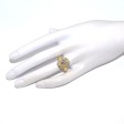 Bijoux anciens - Bague double entourage diamants