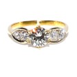 Bagues de fiançailles - Bague solitaire diamant 