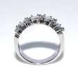 Bagues de fiançailles - Demi-alliance diamants 