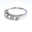 Bagues de fiançailles - Demi-alliance diamants 