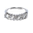 Bagues de fiançailles - Demi-alliance diamants 