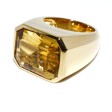 Bijoux anciens - Bague citrine vintage