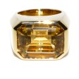 Bijoux anciens - Bague citrine vintage