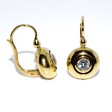 Bijoux anciens - Boucles d'oreilles dormeuses diamants 