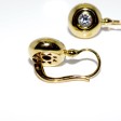 Bijoux anciens - Boucles d'oreilles dormeuses diamants 