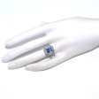 Bagues de fiançailles - Bague saphir et diamants