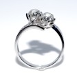 Bijoux anciens - Bague toi et moi diamants 