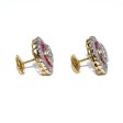 Bijoux anciens - Boucles d'oreilles art déco diamants