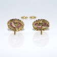 Bijoux anciens - Boucles d'oreilles art déco diamants