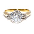 Bagues de fiançailles - Bague solitaire diamant 1,36 carat