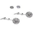 Bijoux anciens - Boucles d'oreilles diamants 