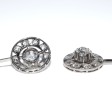 Bijoux anciens - Boucles d'oreilles diamants 