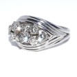 Bijoux anciens - Bague dôme vintage diamants