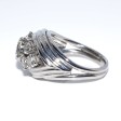 Bijoux anciens - Bague dôme vintage diamants