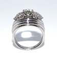 Bijoux anciens - Bague dôme vintage diamants