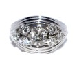 Bijoux anciens - Bague dôme vintage diamants