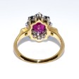 Bagues de fiançailles - Bague Pompadour rubis et diamants