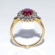 Bagues de fiançailles - Bague Pompadour rubis et diamants