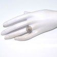 Bijoux anciens - Bague fleur perle fine et diamants