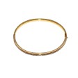 Bijoux Récents - Bracelet jonc en or et diamants