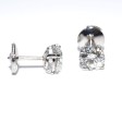Bijoux anciens - Boucles d'oreilles (puces) diamants - 1,80 carats total
