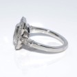 Bagues de fiançailles - Bague diamant taille émeraude 
