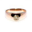 Bijoux anciens - Bague jonc diamant 