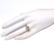 Bijoux anciens - Bague entourage diamants 