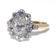 Bagues de fiançailles - Bague Pompadour diamants 