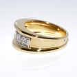 Bagues de fiançailles - Bague jonc diamants