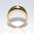 Bagues de fiançailles - Bague jonc diamants
