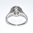 Bijoux anciens - Bague entourage Art Déco diamants