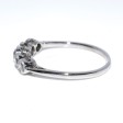 Bijoux anciens - Bague jarretière diamants 