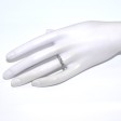 Bijoux anciens - Bague jarretière diamants 