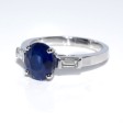 Bagues de fiançailles - Bague solitaire Saphir 