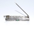 Bijoux anciens - Broche Art Deco en diamants et émeraudes