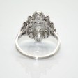 Bijoux anciens - Bague Art Déco diamants 