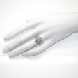 Bijoux anciens - Bague Art Déco diamants 