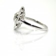 Bijoux anciens - Bague marguerite Art Deco diamants 