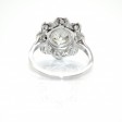 Bijoux anciens - Bague marguerite Art Deco diamants 