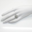 Bijoux anciens - Bague marguerite Art Deco diamants 