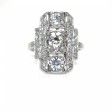 Bijoux anciens - Bague Art Déco diamants, vers 1920