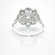 Bijoux anciens - Bague marguerite Art Deco diamants